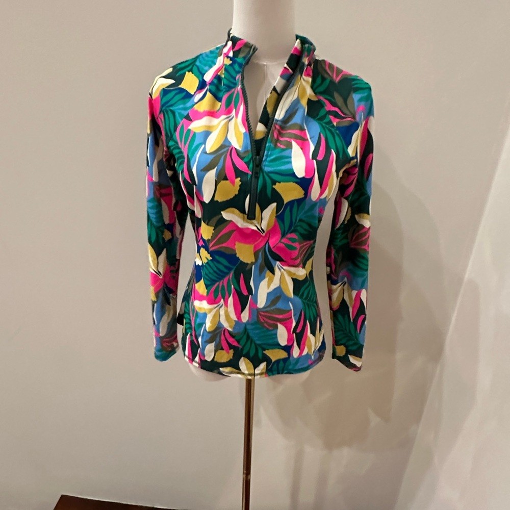 Boden Glorious British Style print swimshirt -US6 NWT